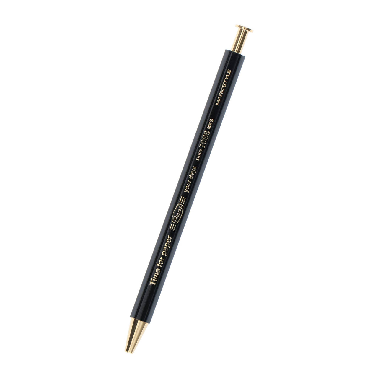 Compact 13cm Gel BallpointPen 0.5mm Black Ink-Time for Paper: Black