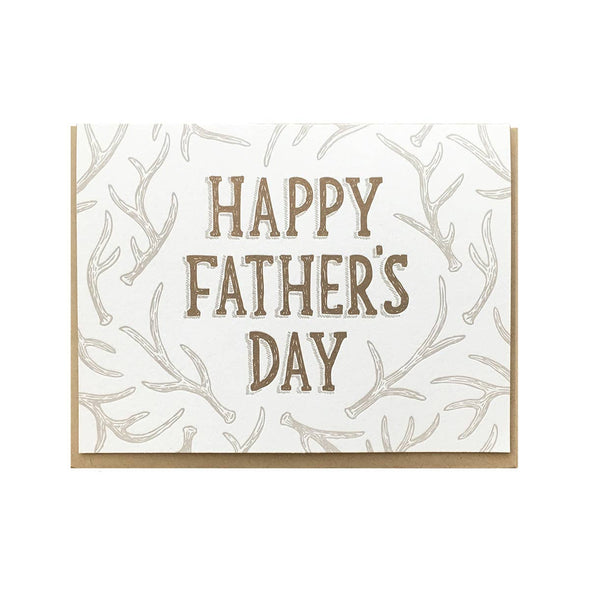 Father Antlers Card