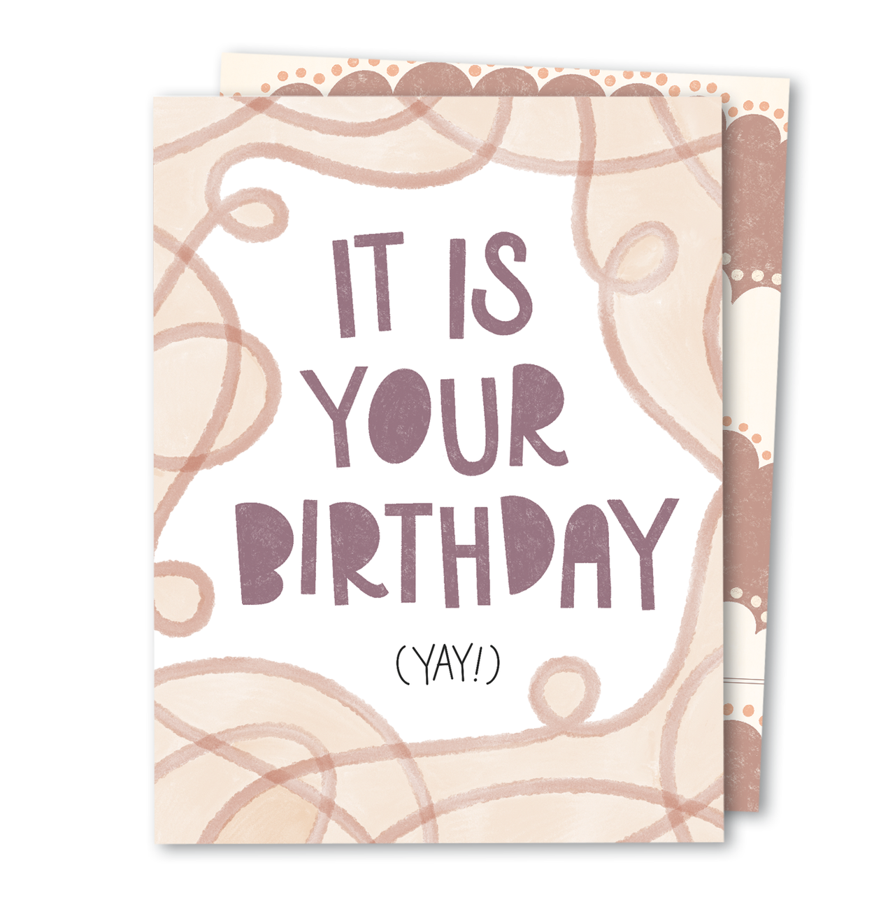 It Is Your Birthday | Retro Vintage Neutral Birthday Card