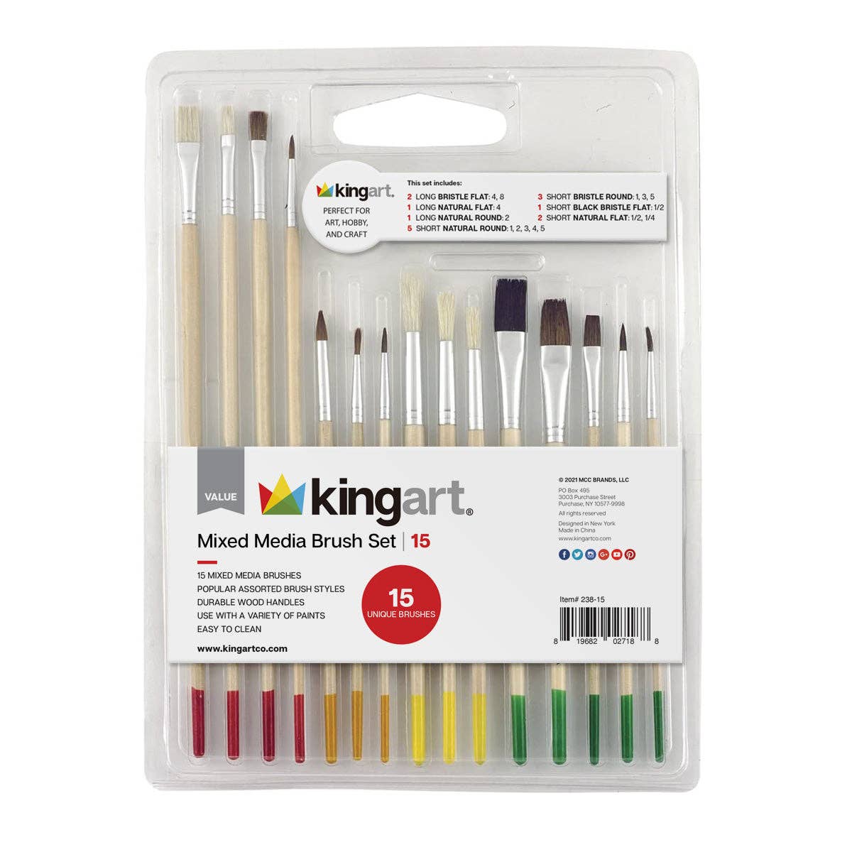 Value Brush Set Multipurpose 15 pc