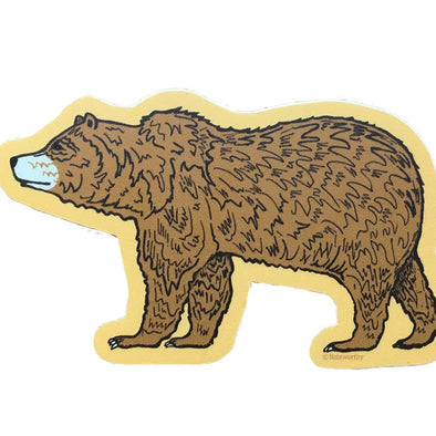 Grizzly Bear Sticker