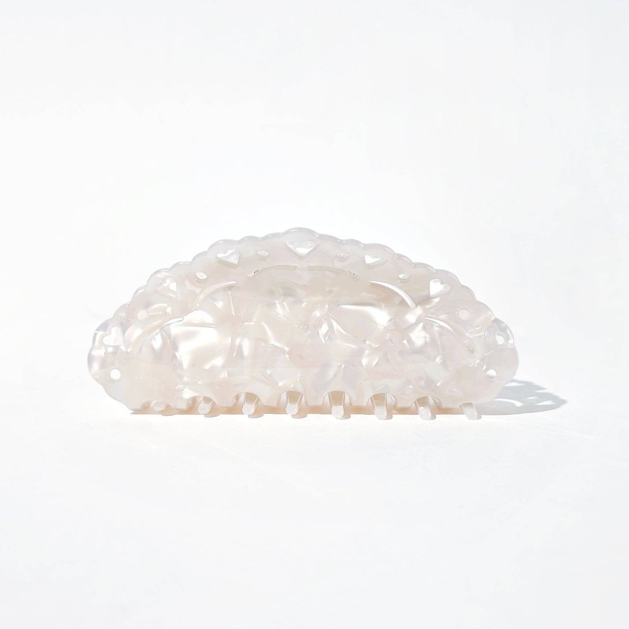 Cream Lace Claw Clip