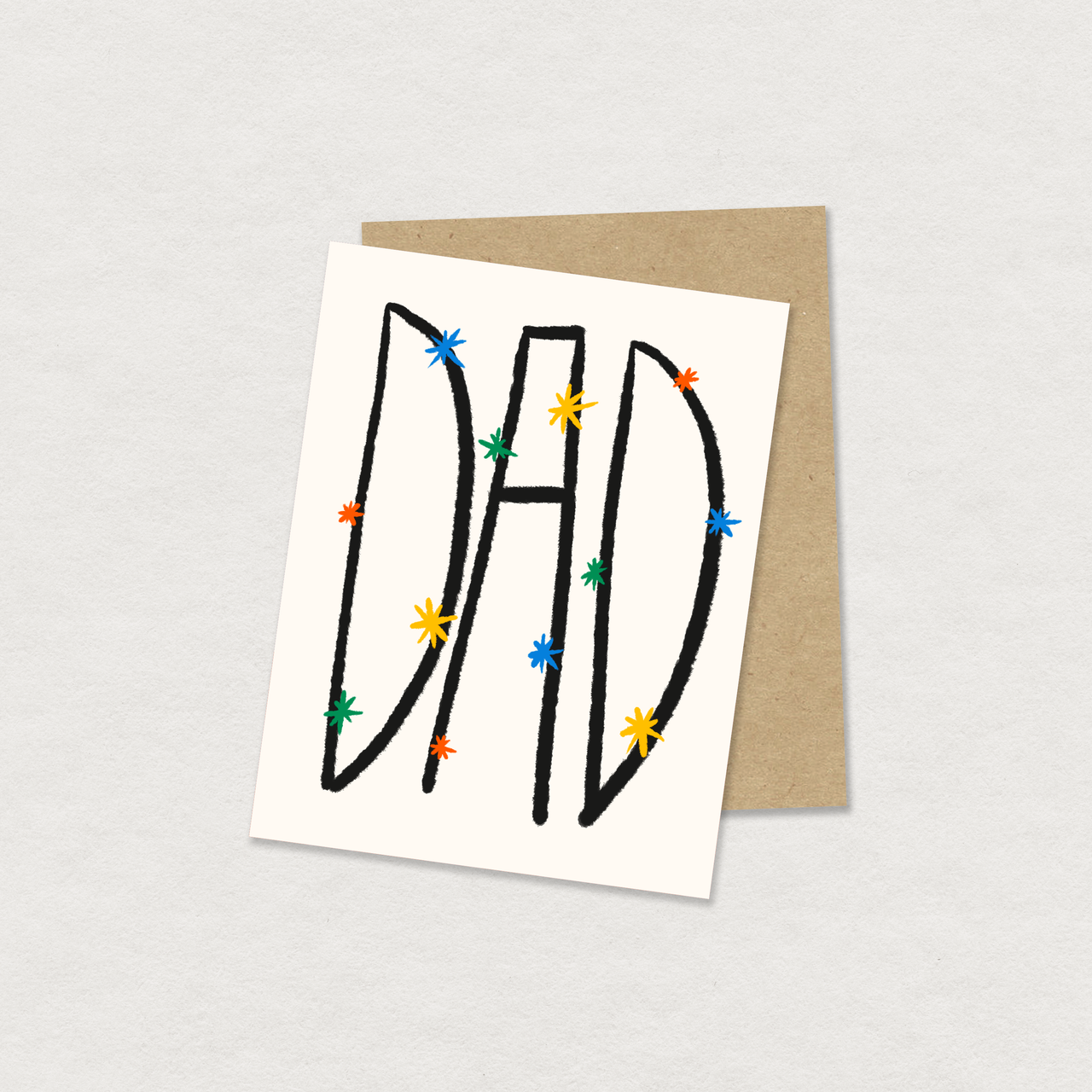Dad - father's day greeting card