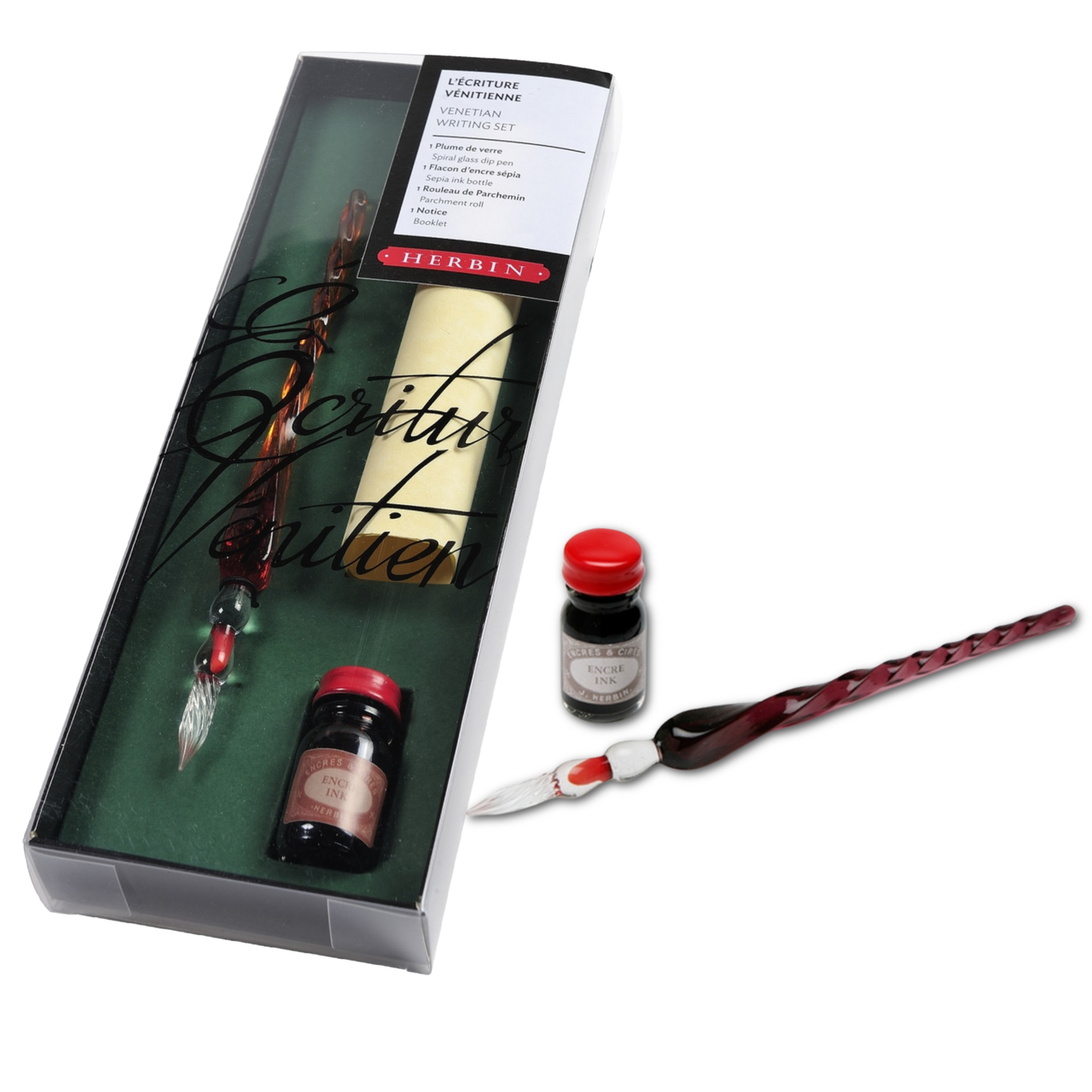 Herbin "History of Writing" Pen & Ink Gift Sets: Venetian