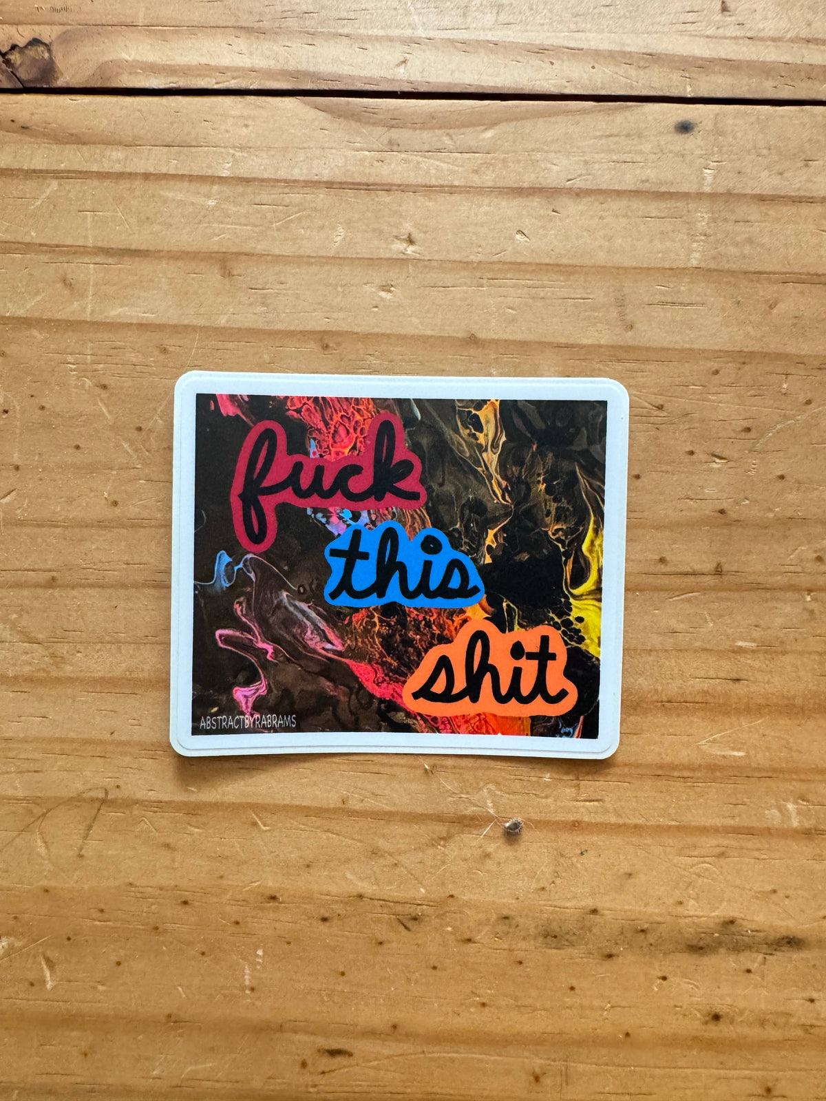 Fuck This Shit Sticker - Dark Humor
