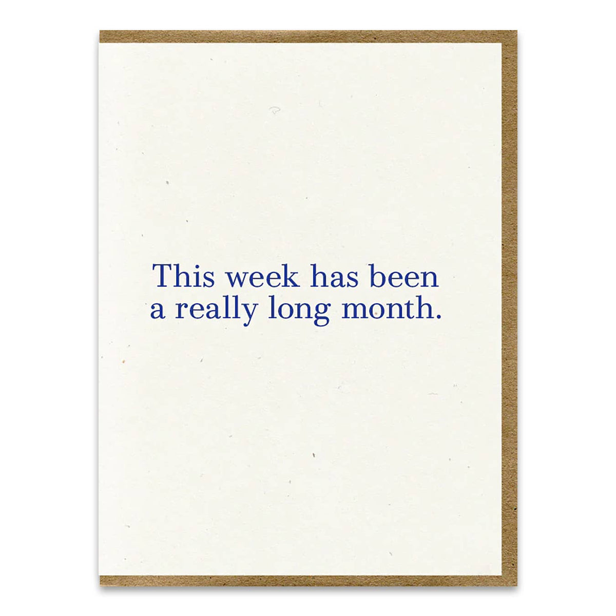 Long Month Greeting Card