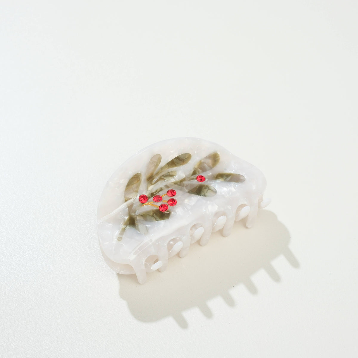 Mistletoe Sprig Claw Clip - Medium: Assorted