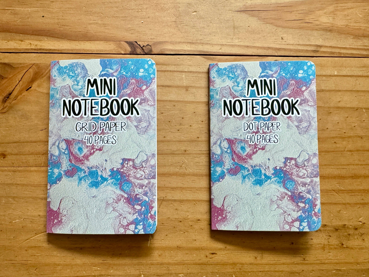 Trans Pride Blue Pink Pocket Notebook - 3.5"x5.5" - LGBTQ+ : Dot-Lined