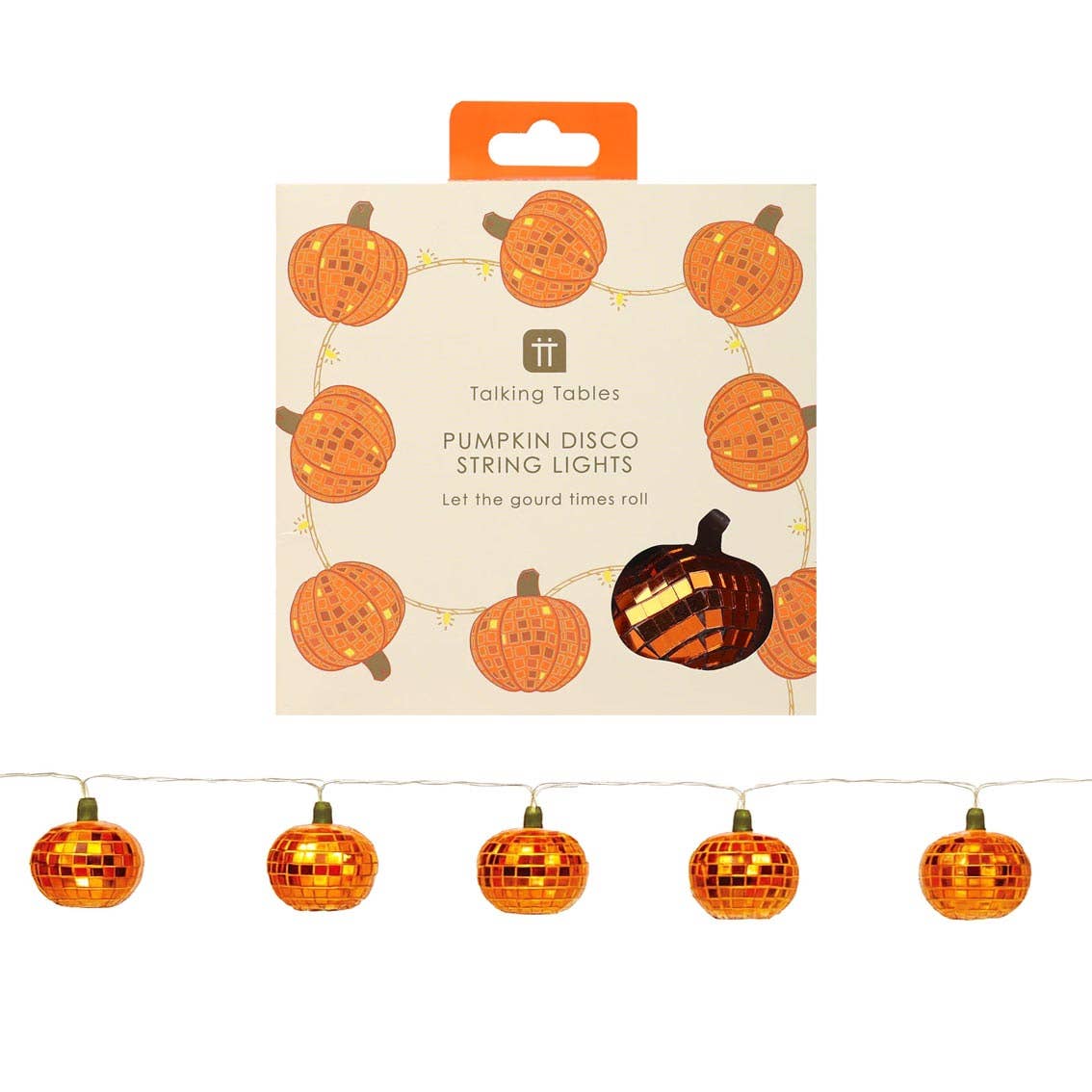 Pumpkin Disco String Lights | Halloween Decor