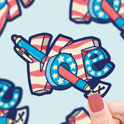 Vote Elections American Politics Vinyl Sticker