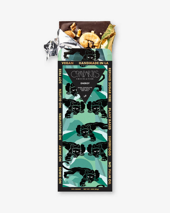 Vegan Organic Mixed Nuts Sea Salt Dark Chocolate Bar