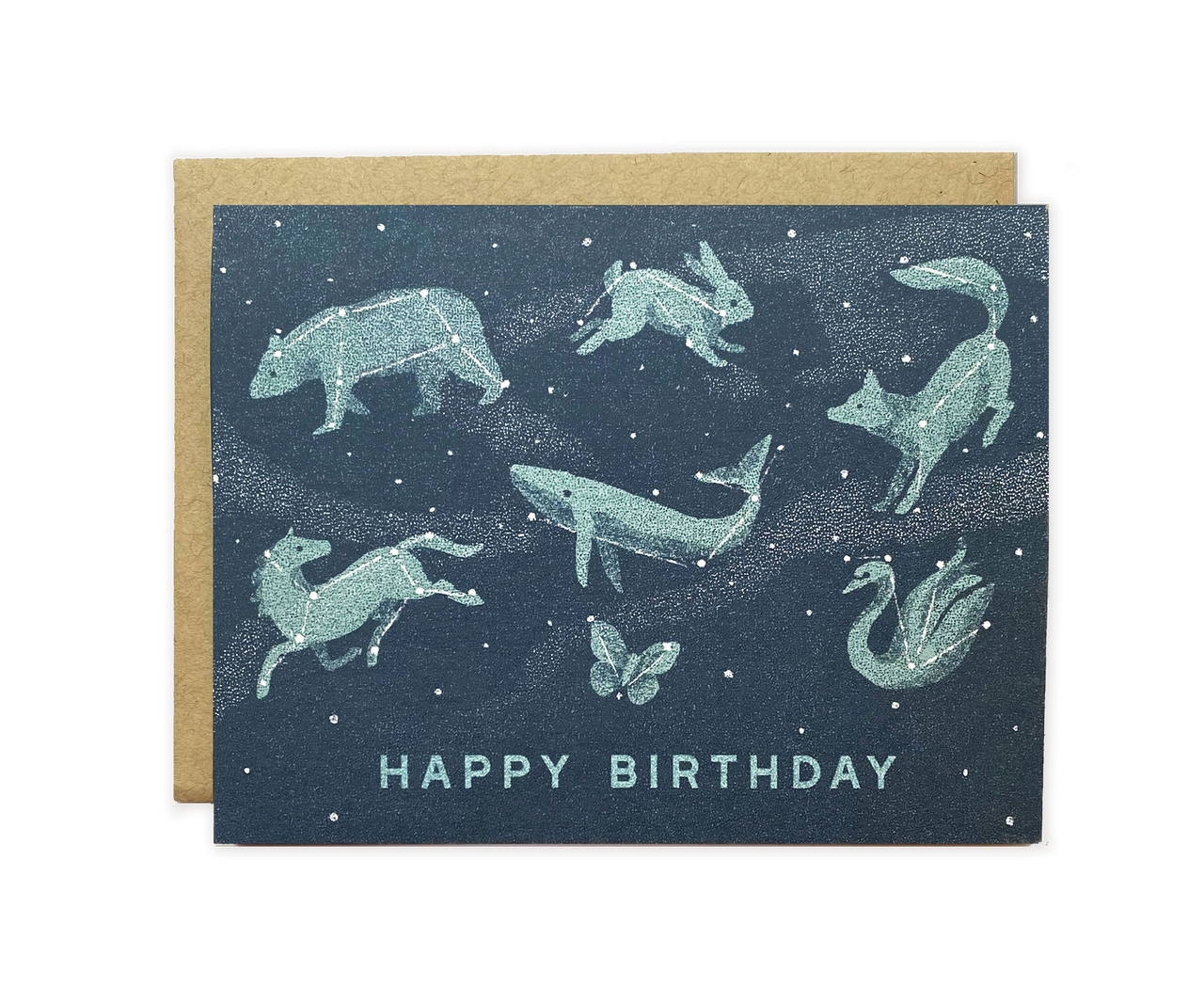 Happy Birthday Constellation Greeting Card