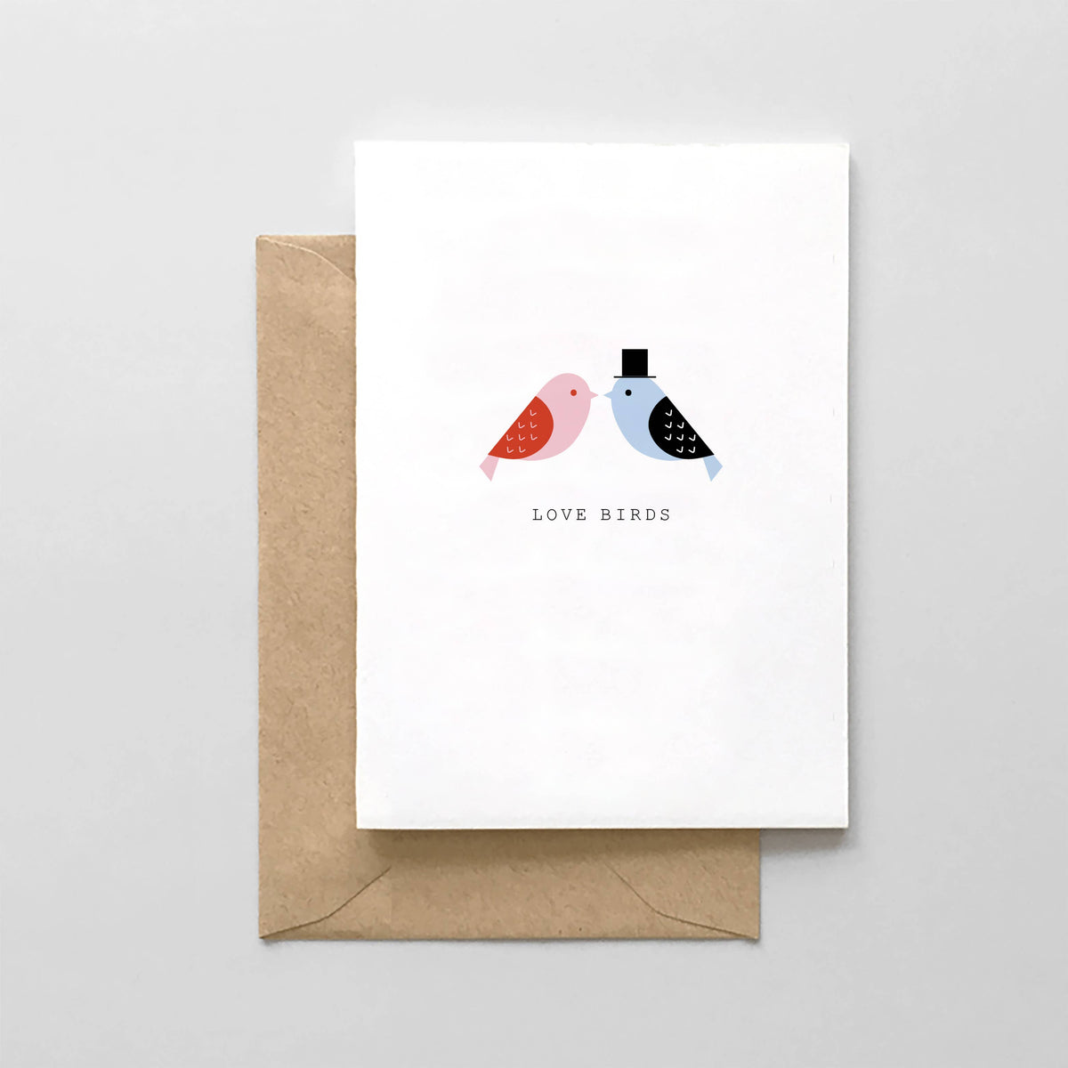 Love Birds - Wedding Card