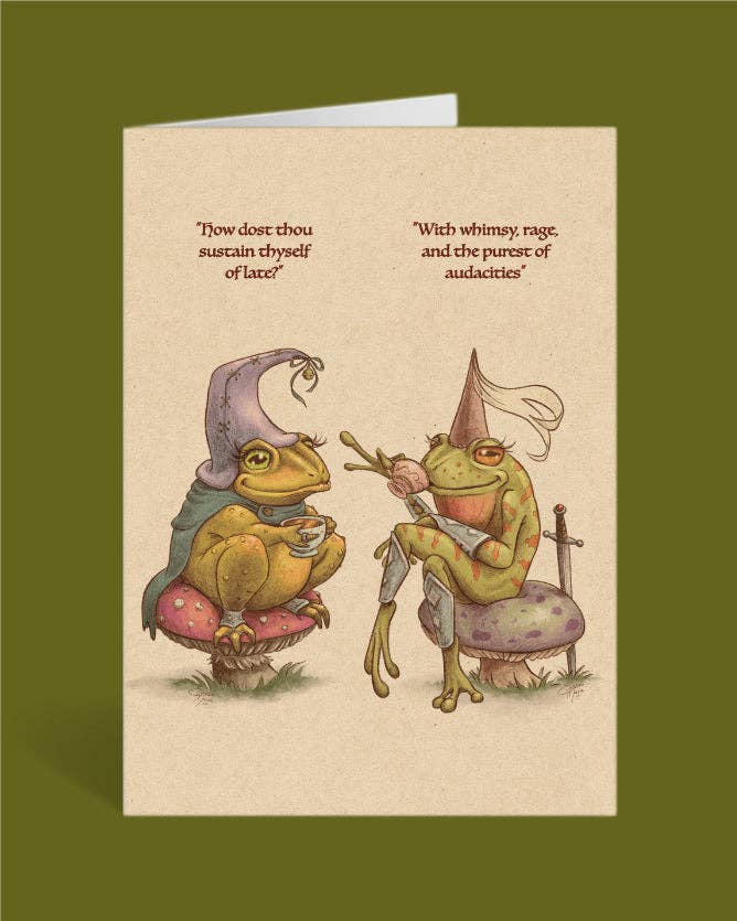 Frog & Toad Greeting Card