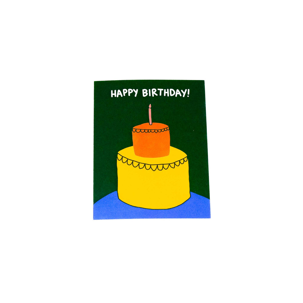 Happy birthday cake - greeting card