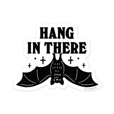 Hang In There Bat Sticker