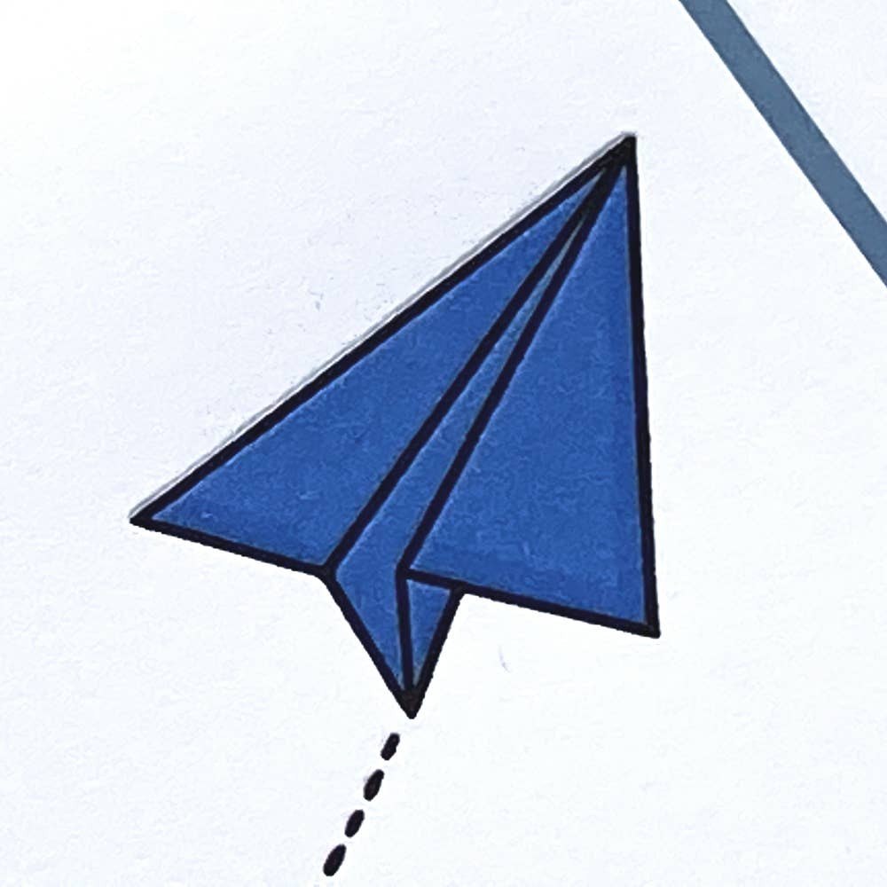 Airplane Thanks Greeting Card Box Set