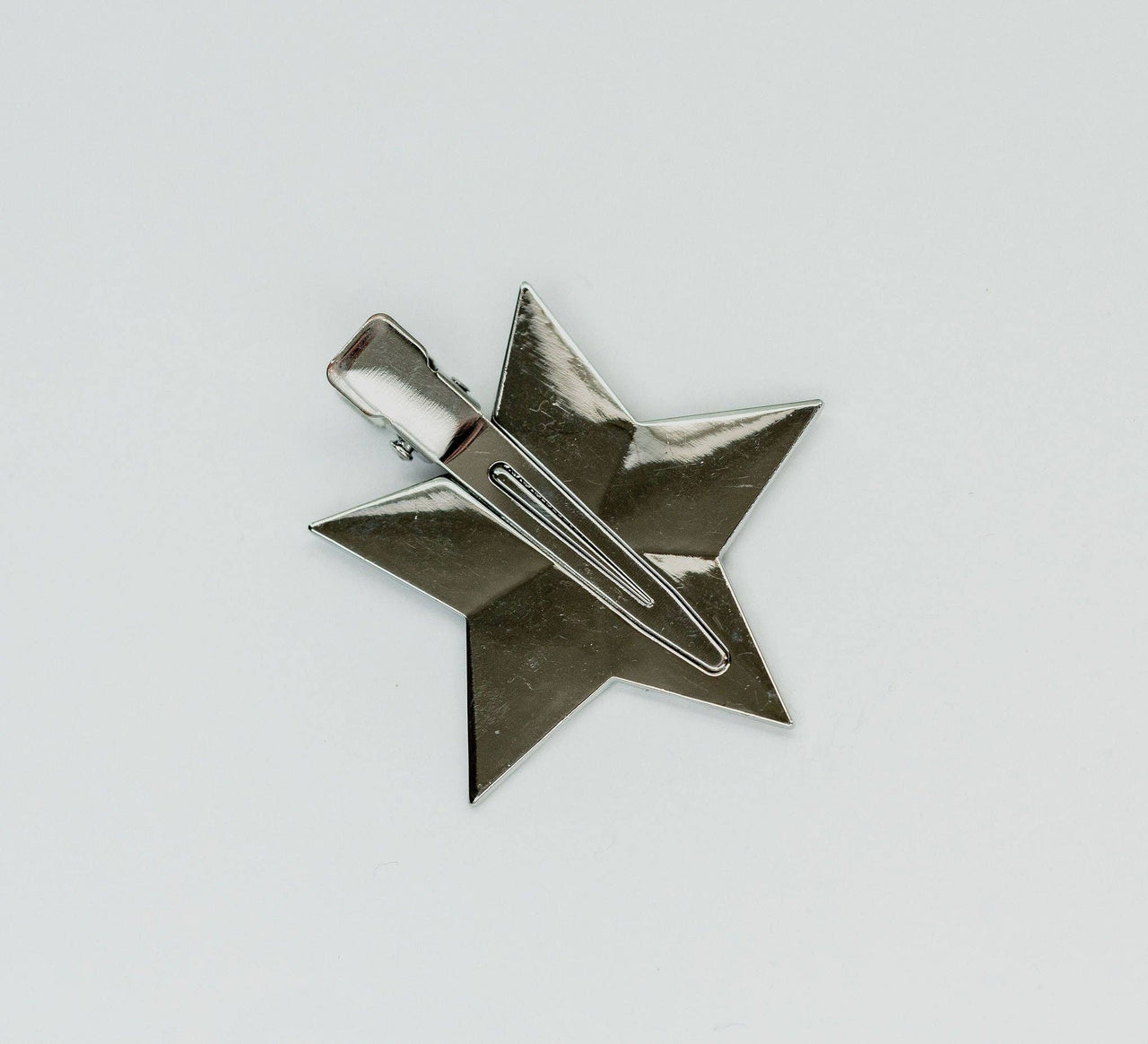 Magic Girl Metal Star Clips: Silver