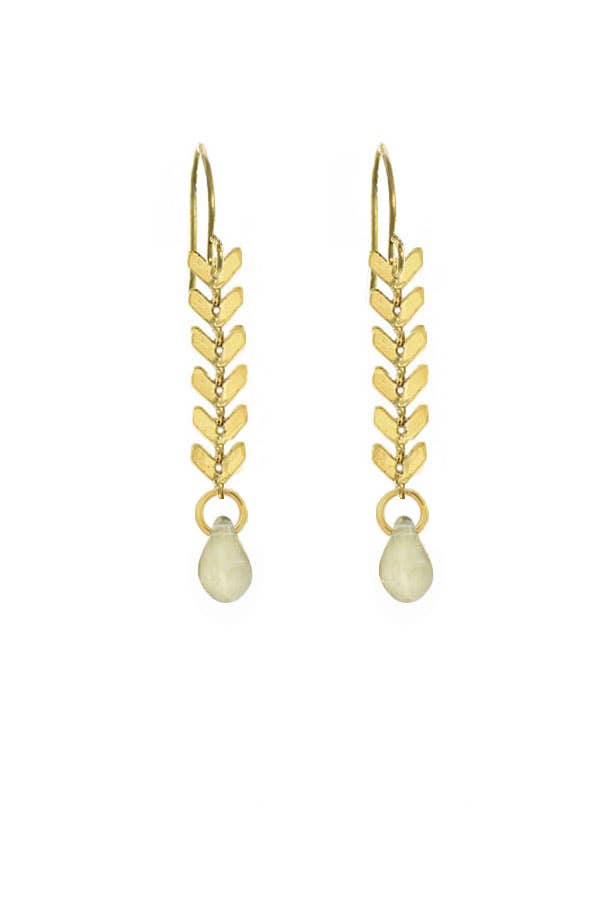 Herringbone Drip Champagne