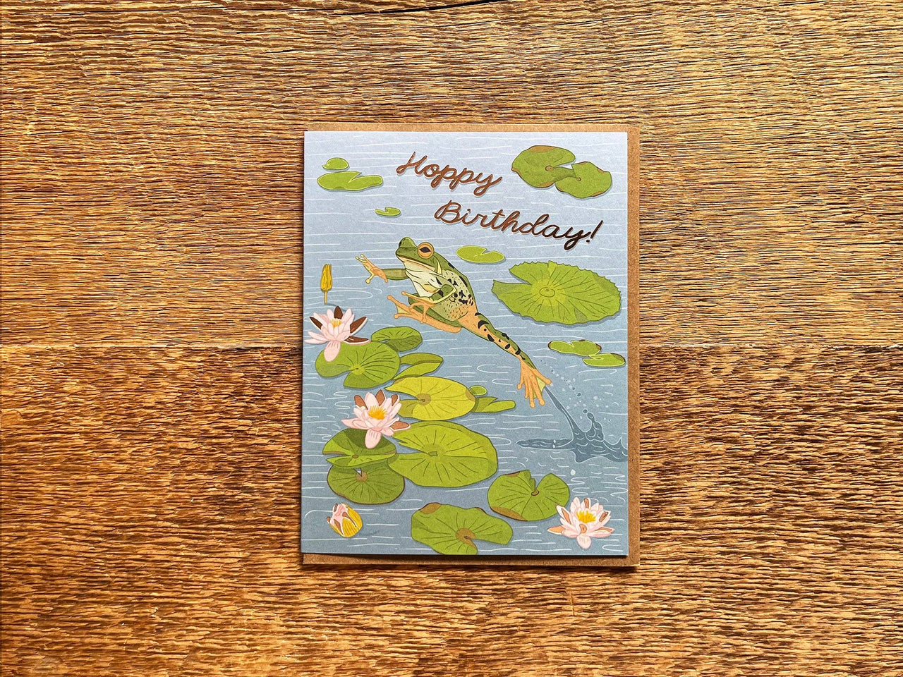 Hoppy Birthday Frog Card