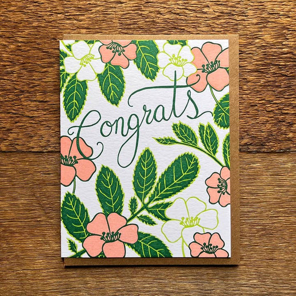 Congrats Flowers Card