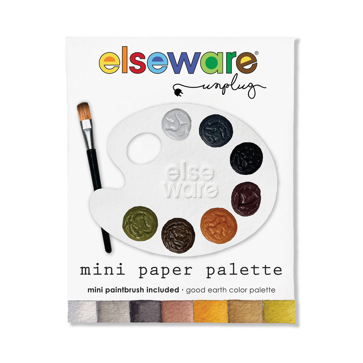 Mini Watercolor Paper Palettes: Good Earth