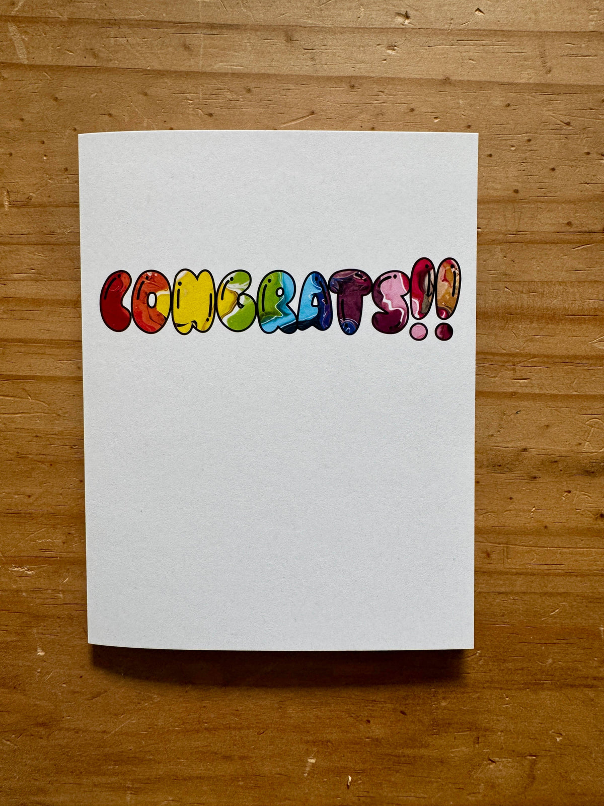 Rainbow Congrats Greeting Card - LGBTQ - Coming Out - A2