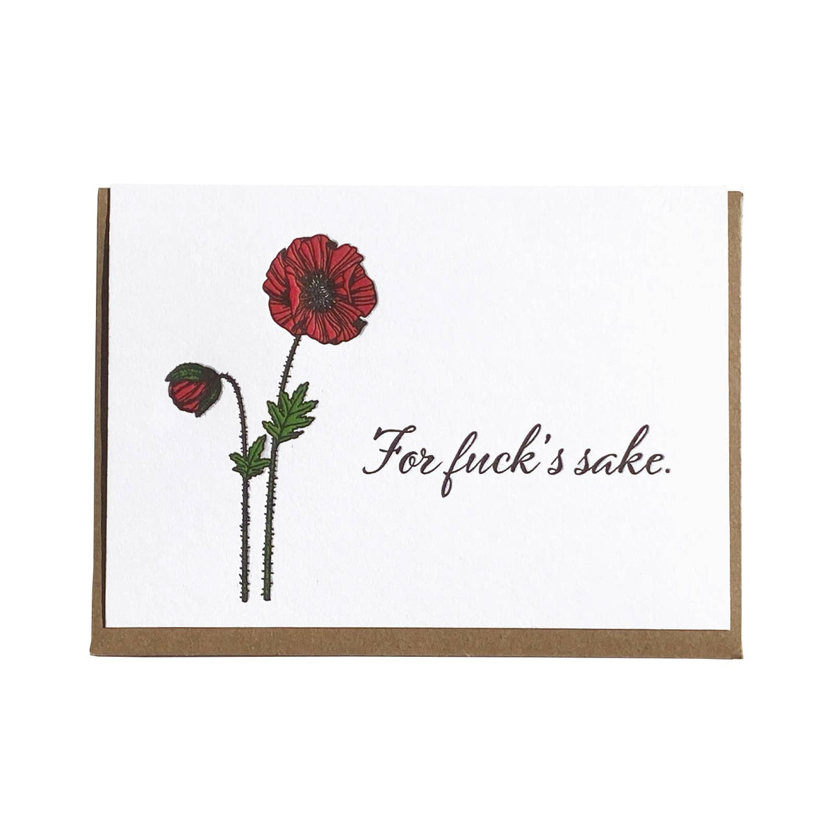 For Fuck's Sake Greeting Card