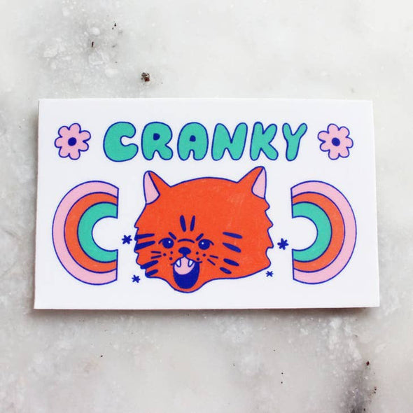 Cranky Sticker
