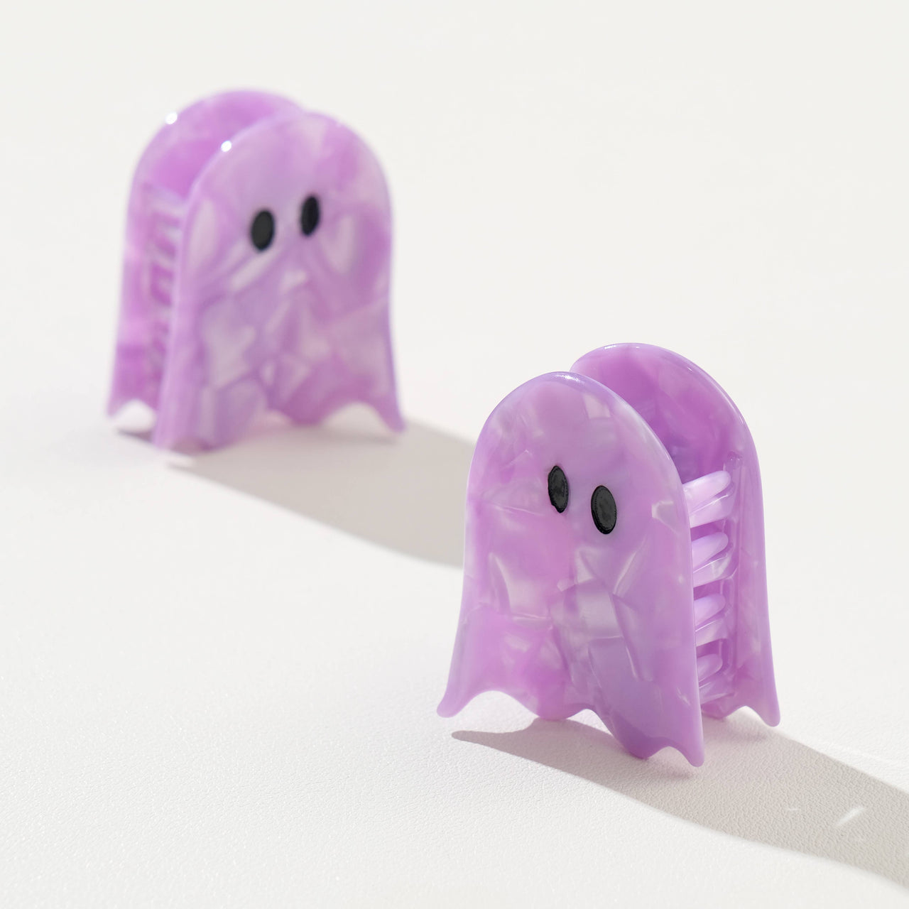 Purple Ghost Claw Clip - Small