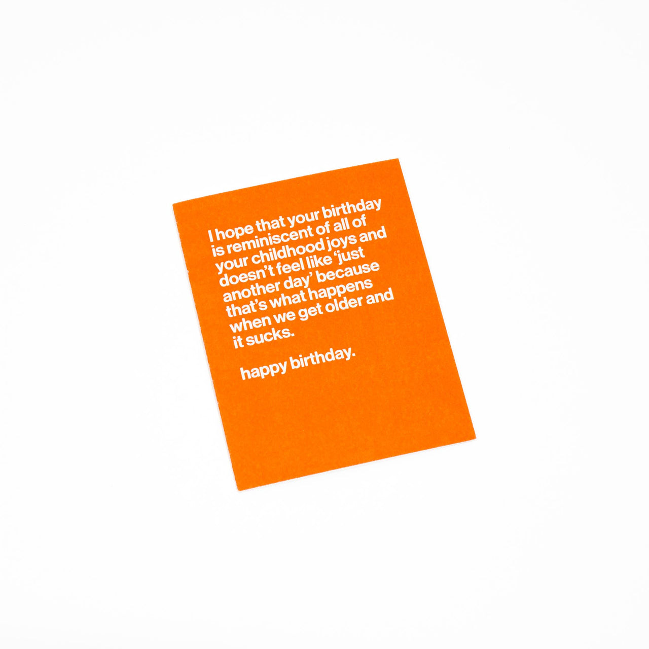 Cynic birthday - greeting card