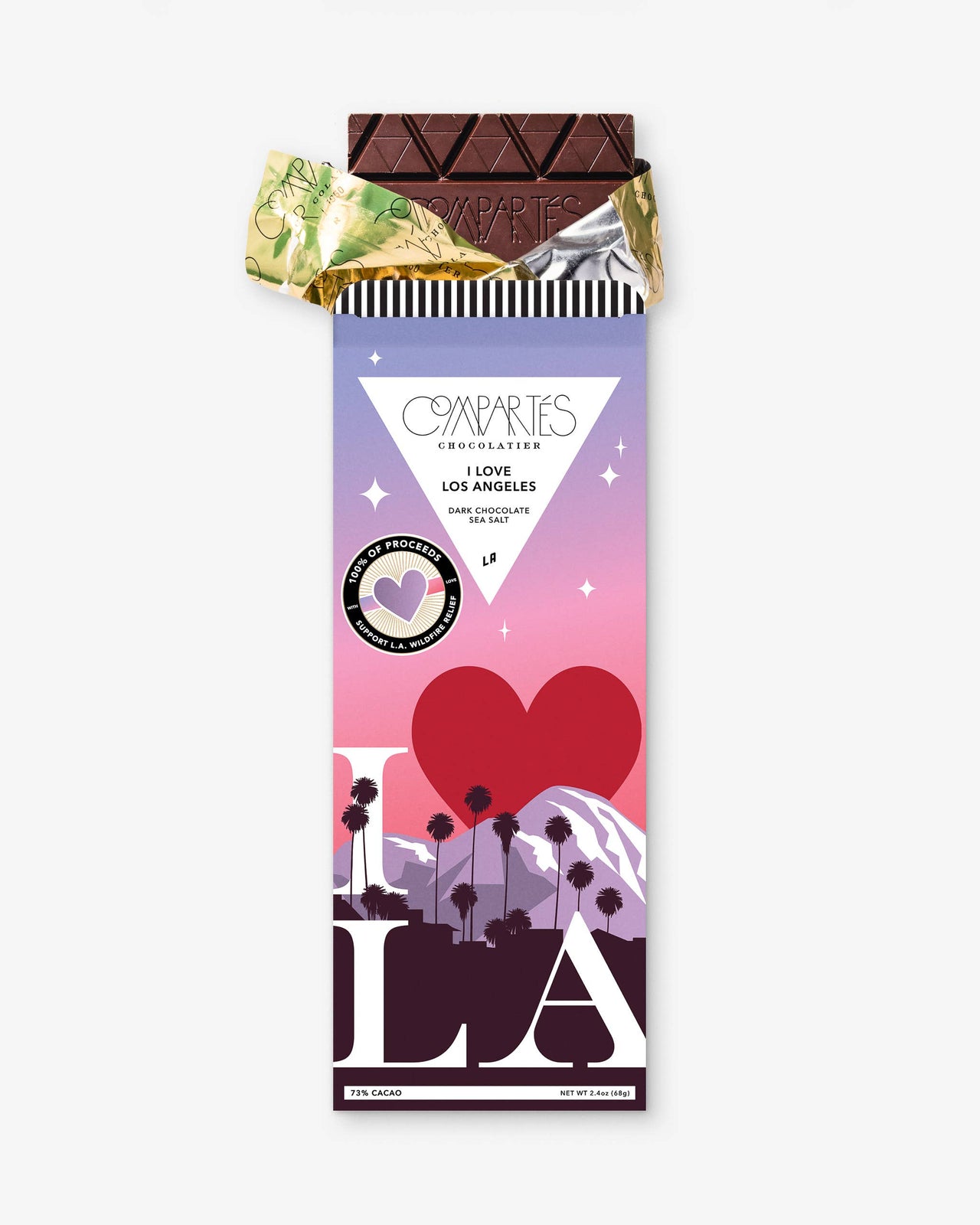 I LOVE LA Chocolate Bar to BENEFIT WILD FIRE RECOVERY