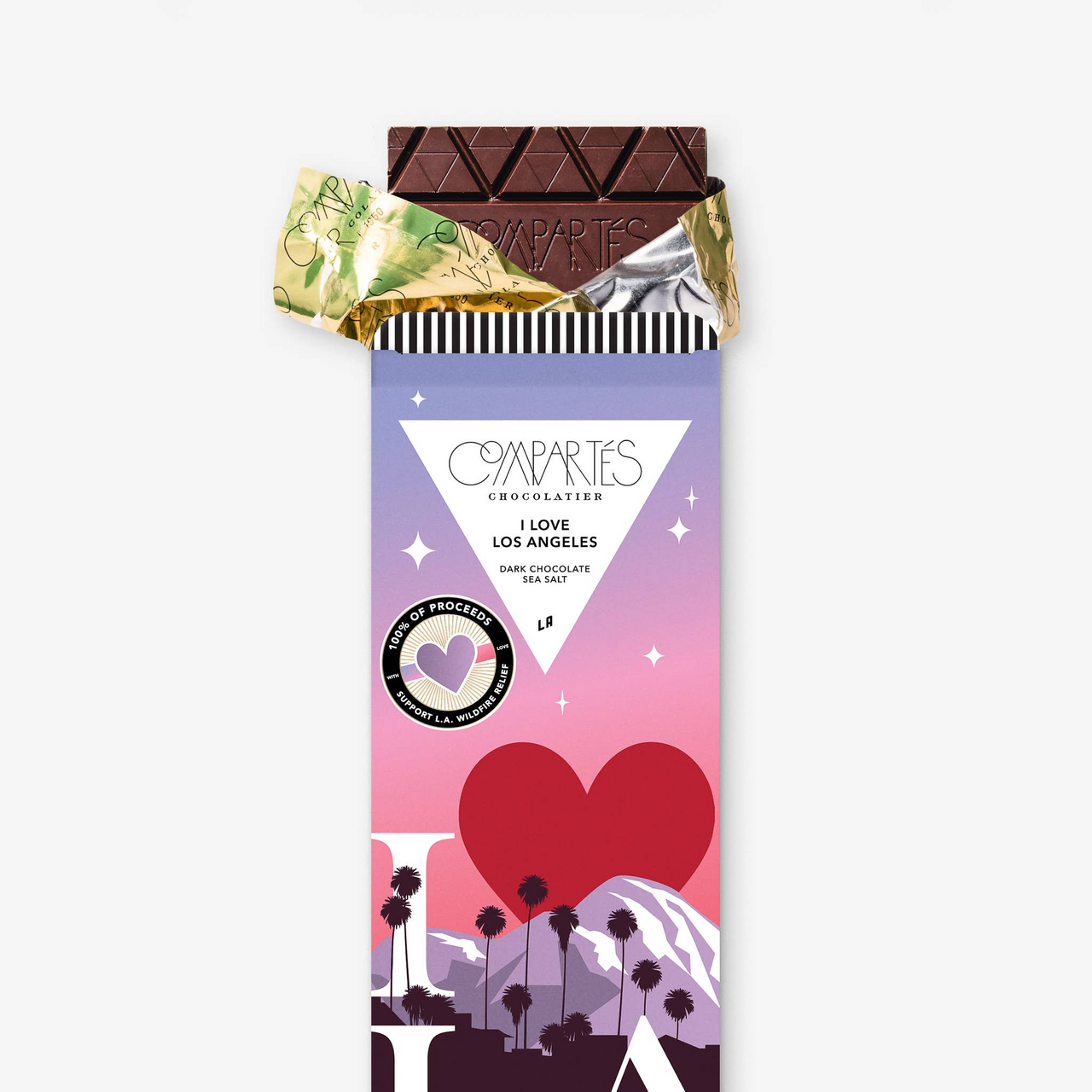 I LOVE LA Chocolate Bar to BENEFIT WILD FIRE RECOVERY