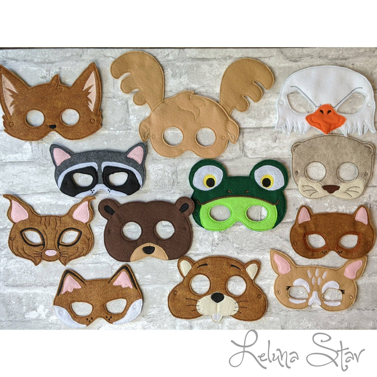 Animal Felt Costume Mask