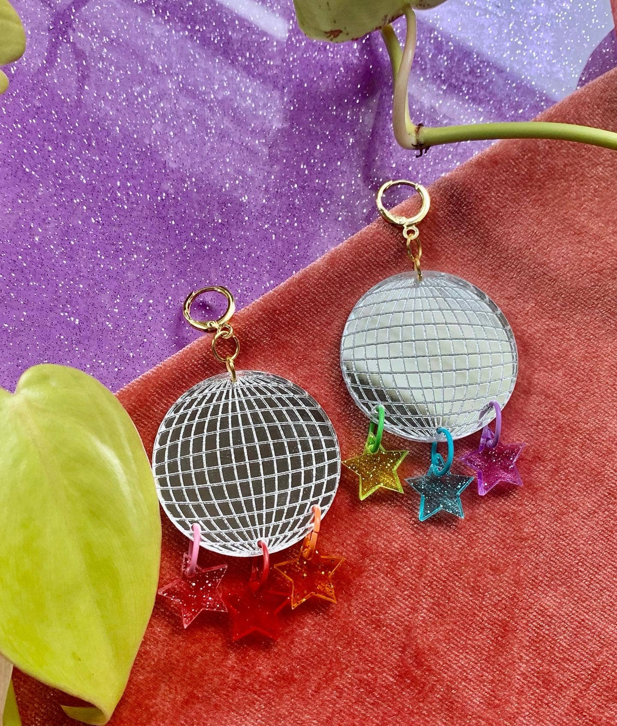 Disco Balls: Rainbow Stars