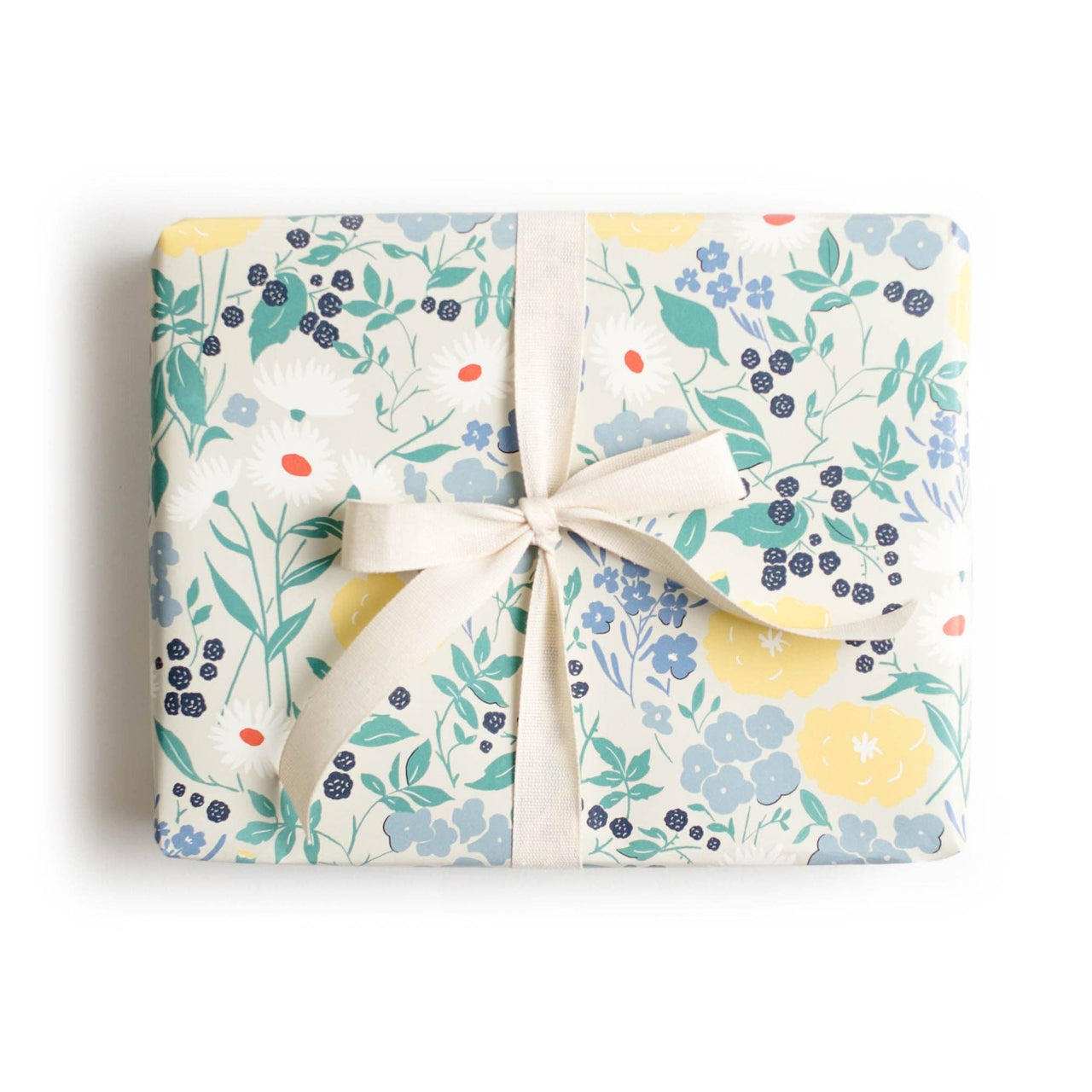 Blackberry Floral Gift Wrap - Roll: Roll of 3 Sheets