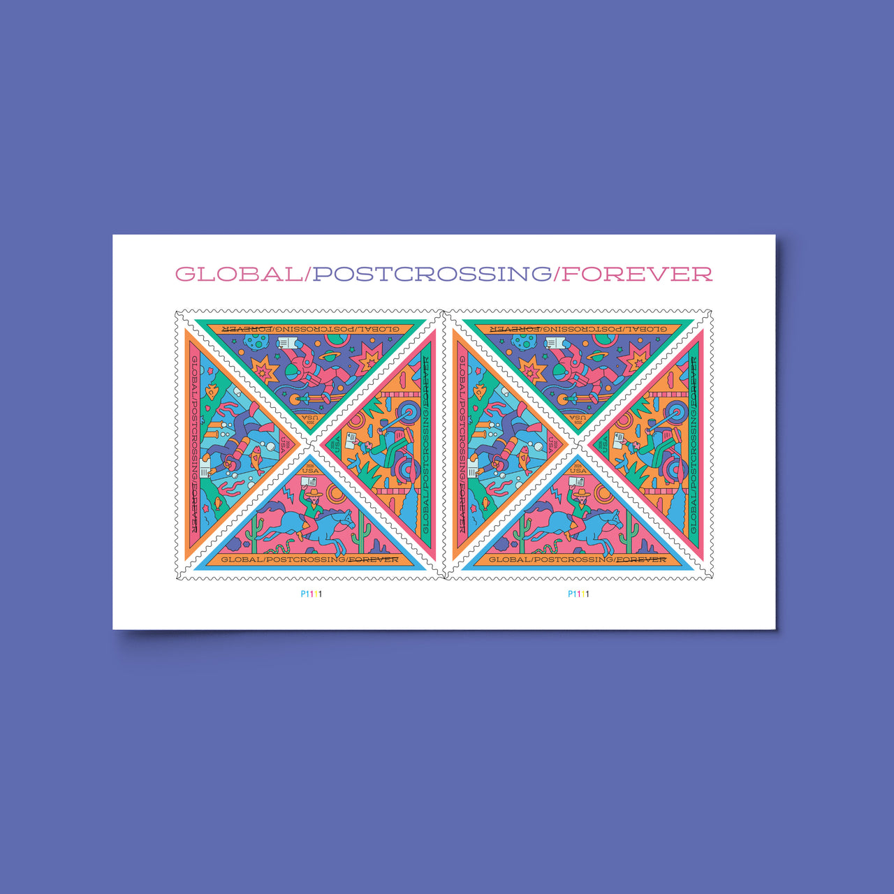 *Global Forever Stamps: Postcrossing Stamps