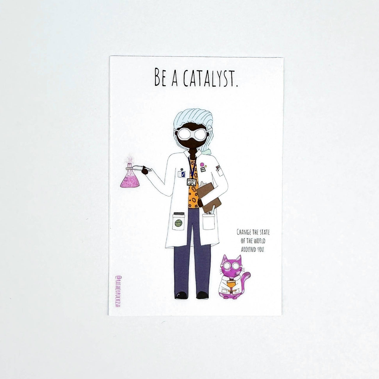 Be a Catalyst rectangle sticker
