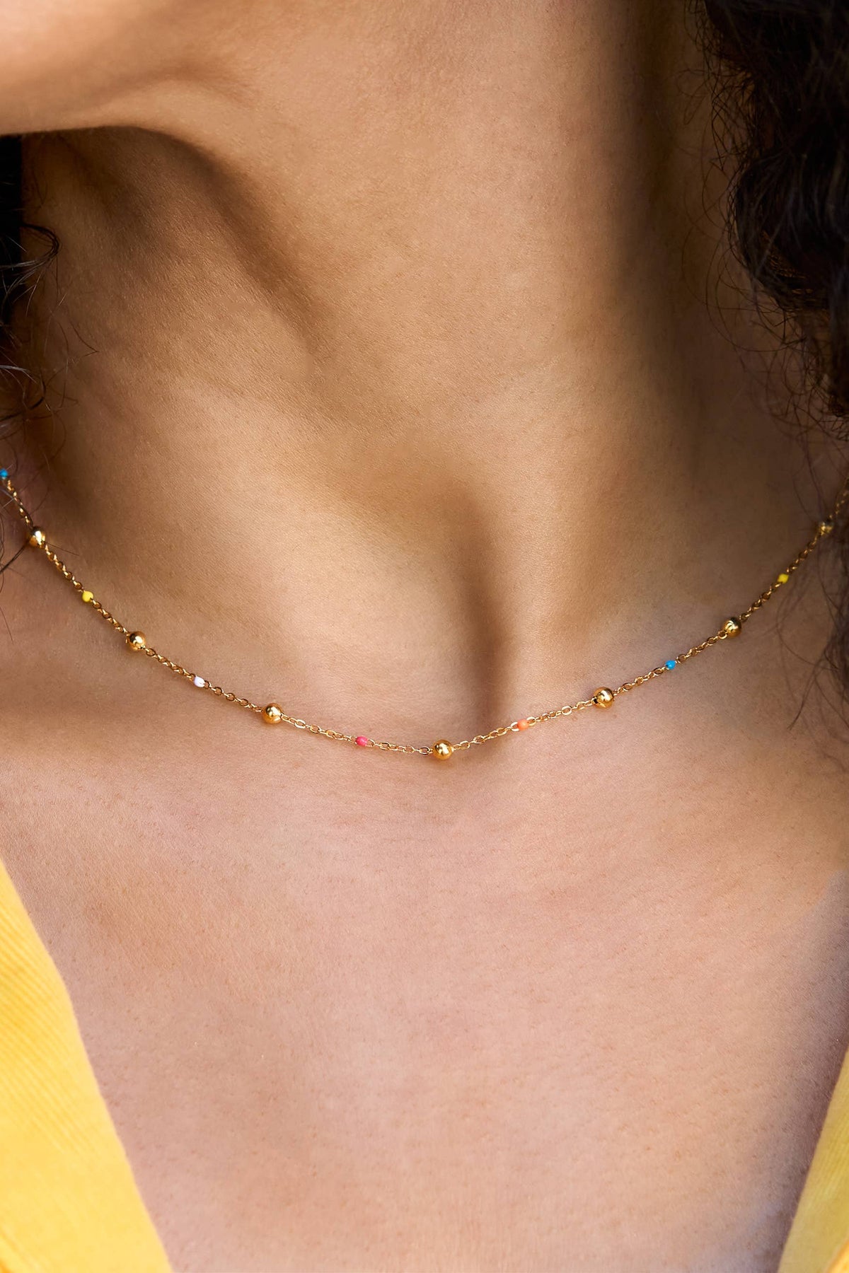 Dippin' Dots Necklace - 18K Gold Plated