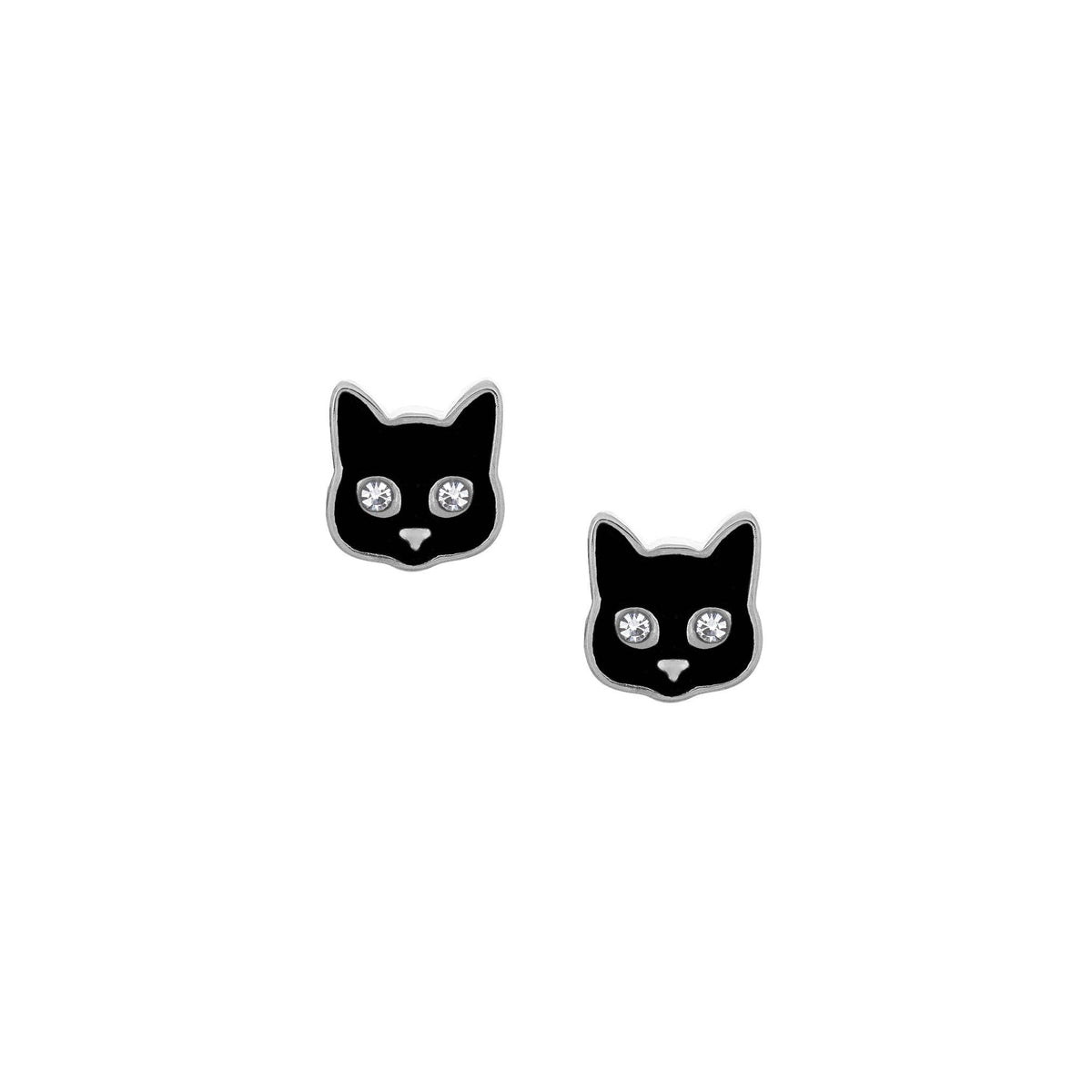 Cat Studs: 18K Gold Plated
