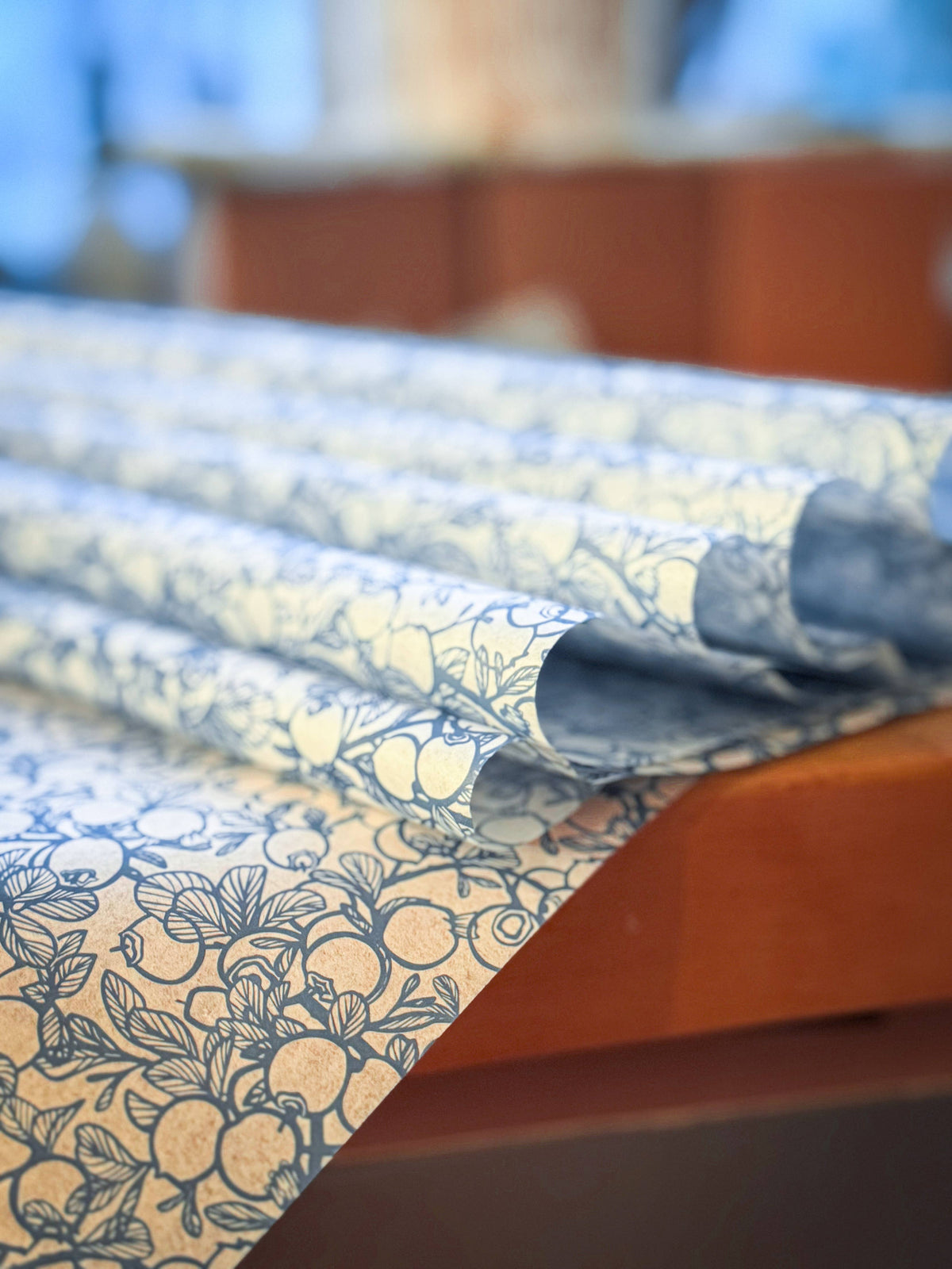 Alaska Blueberries Tissue Paper