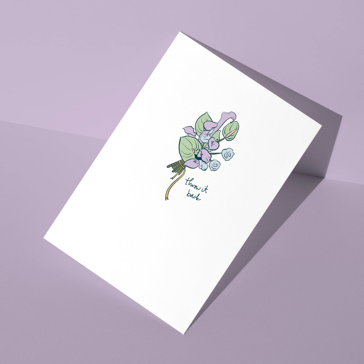 Throw It | Wedding Card