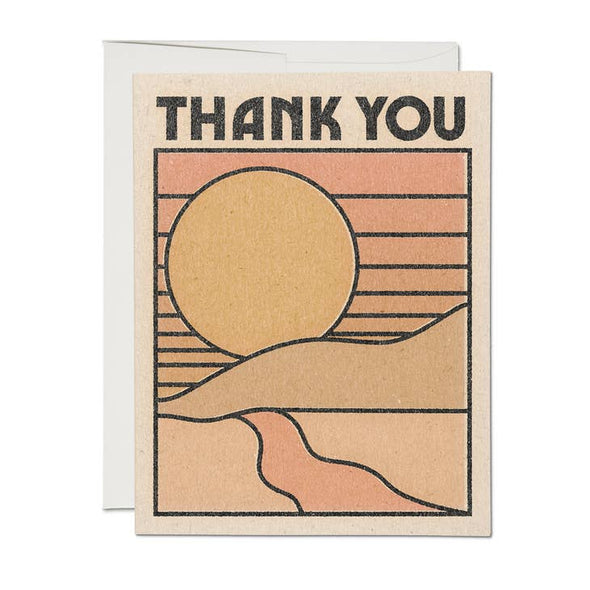 Thank You Sun Card Boxed Set of 8