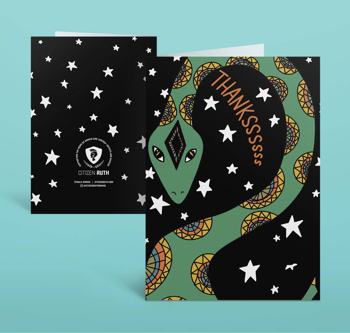 Thankssss Snake card