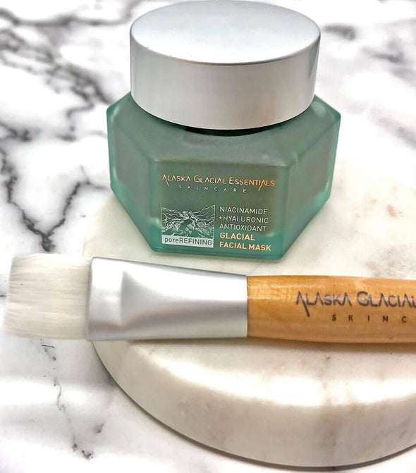 Glacial Facial Mask + Brush Kit