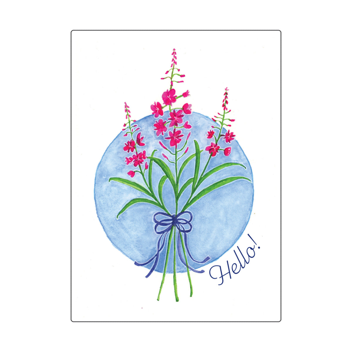 Hello Fireweed Card