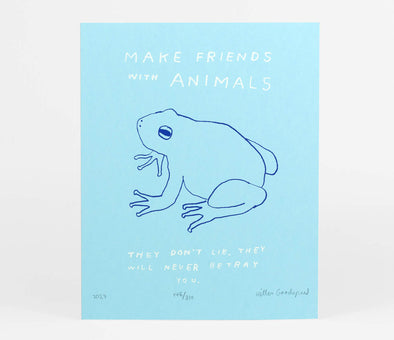 Make Friends with Animals Print