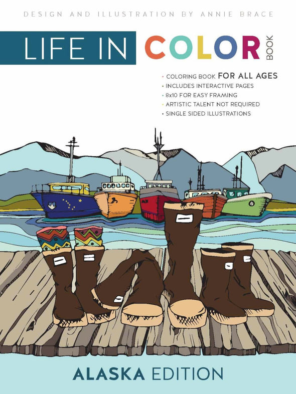 Life in Color - Alaska Coloring Book