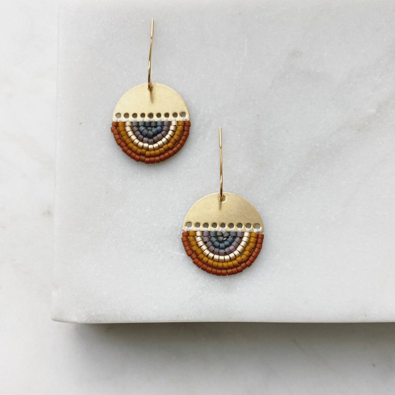 Sunset Earrings- Red