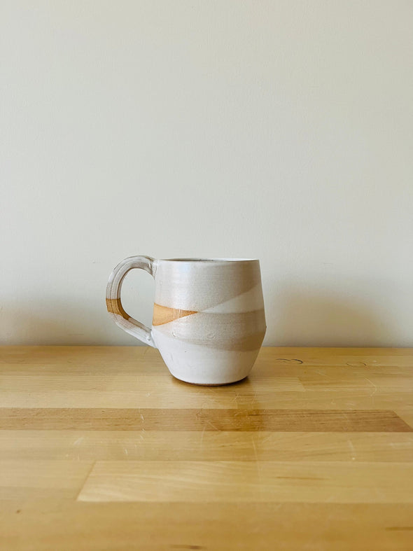 Criss Cross Coffee Mug- White
